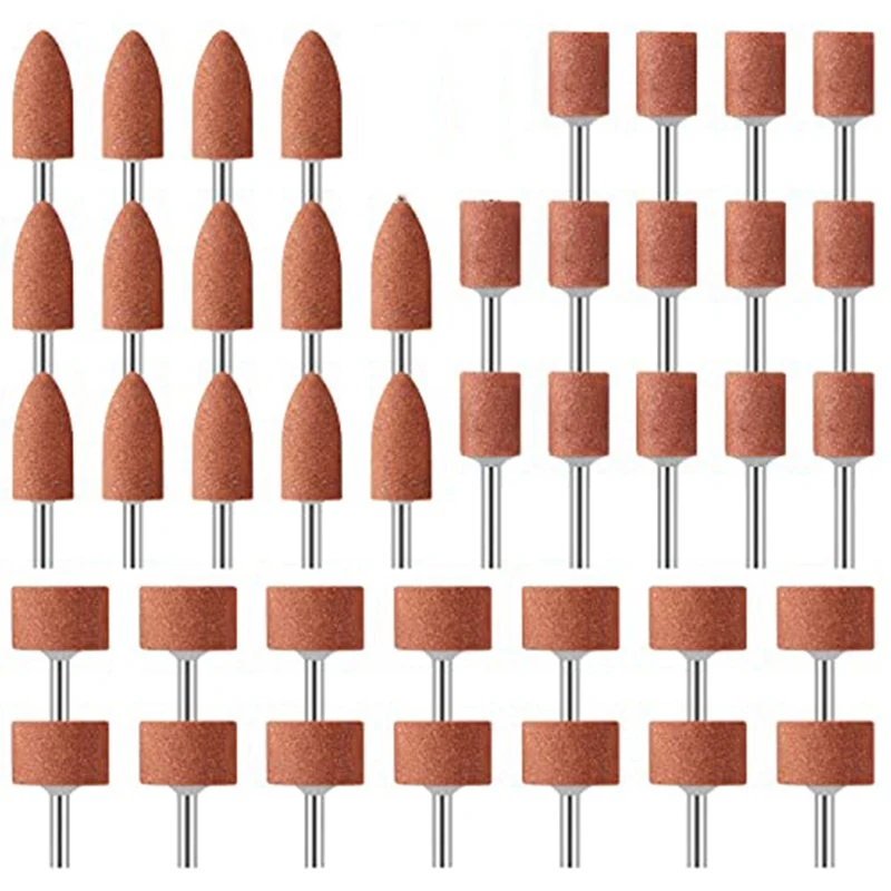 

Professional Sharpening Pen Set 42Pcs. Polishing Head Grinding Stone 1/8Inch Handle For Grinding, Polishing,