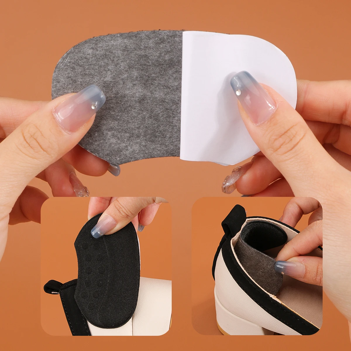 Heel Protector 1 pair For Too Large Shoes Prevents Heel Abrasion Slipping Fillers Pads Against Blistering