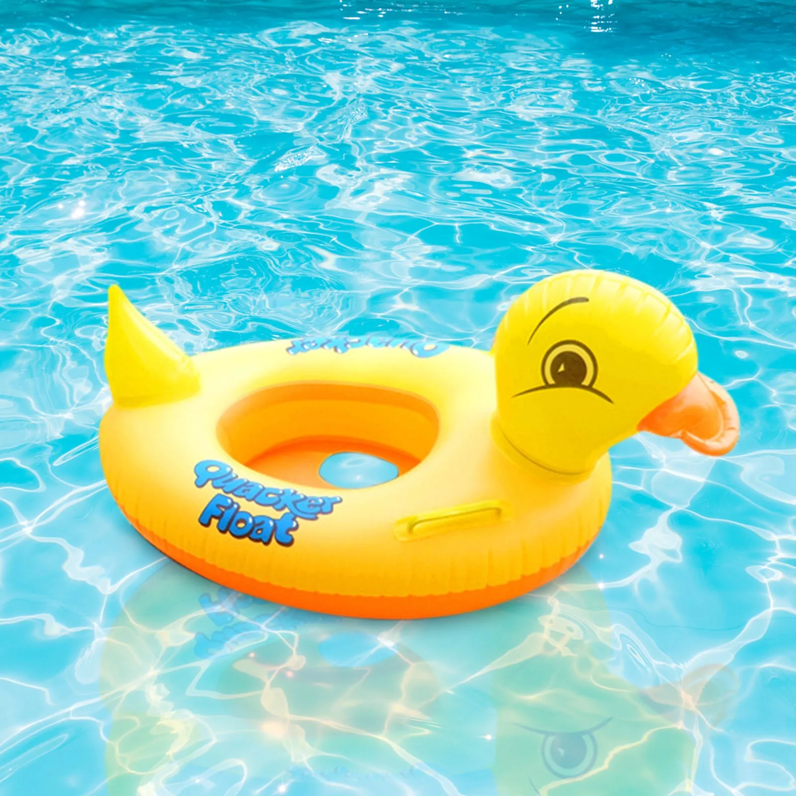 Inflatable Swimming Ring Kids Baby Flamingo Summer Beach Party Pool Toys Yellow Duck Swimming Circle Pool Float Boat lifebuoy 6