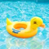 Inflatable Swimming Ring Kids Baby Flamingo Summer Beach Party Pool Toys Yellow Duck Swimming Circle Pool Float Boat lifebuoy 6