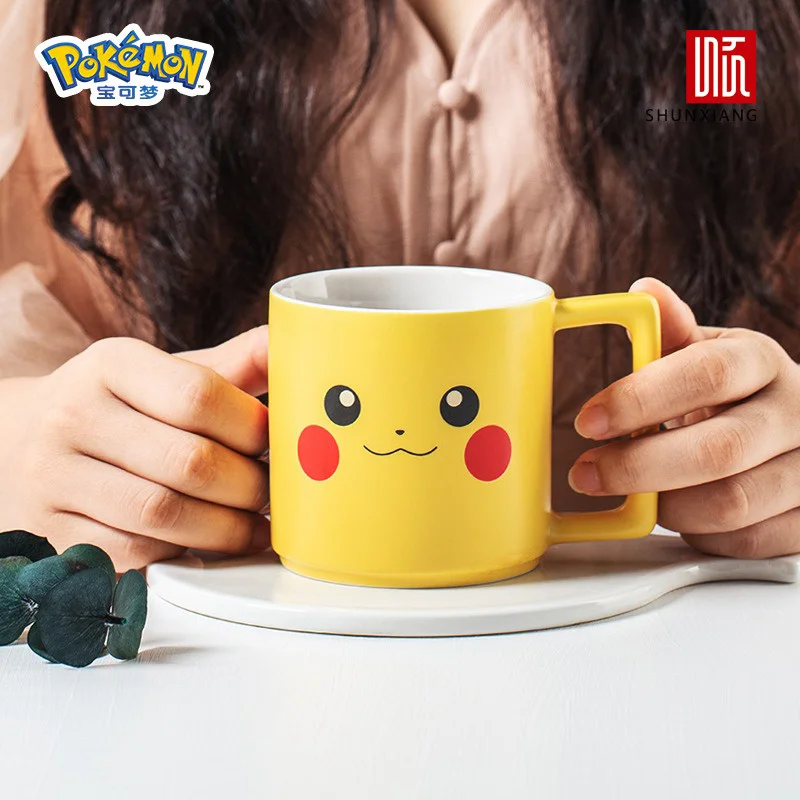 Ceramic Anime Pikachu Mug for Kids and Adults