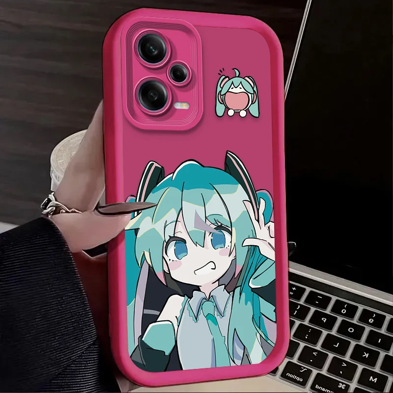 Miku Q Version Emoji Soft Phone Case