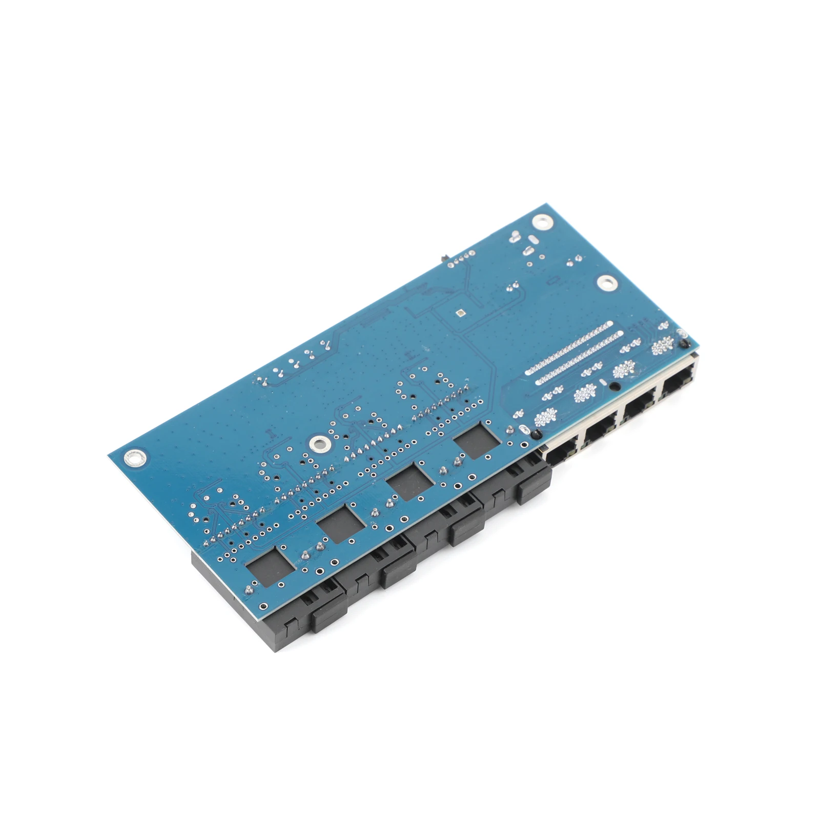 PCBA Board Fiber Media Converter 10M/100M 4 RJ45 to 4 SC 2A+2B Fiber Connectors 1310nm/1550nm Ports 20KM Ethernet Switch