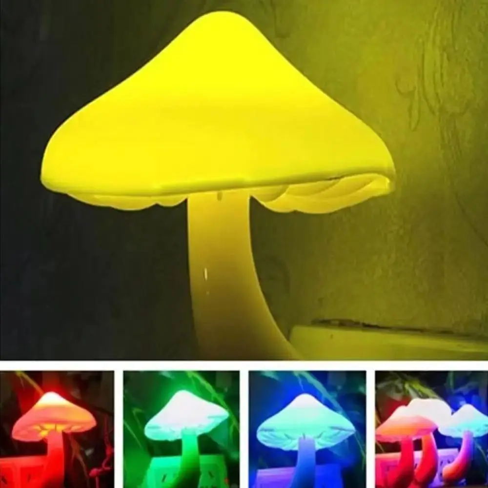 Room Lighting Mushroom LED Night Light Intelligent Children Staircase Lighting Home Decor Kitchen Night Lamp