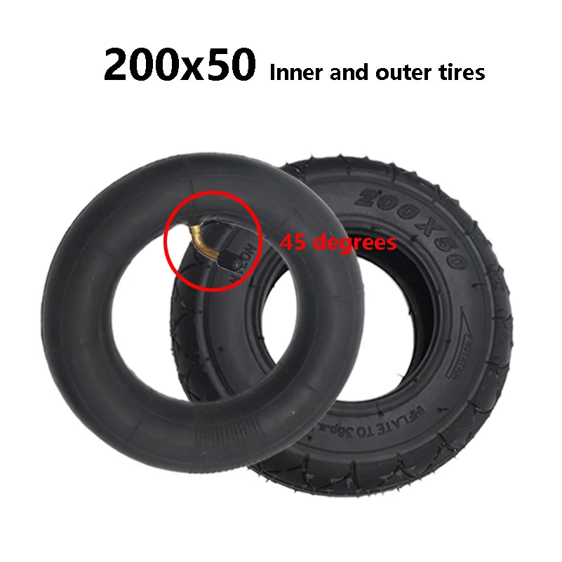 

Small Dolphin Electric Scooter Tire Inner and Outer Tire 200x50 Mini Electric Car Accessories 8 Inches