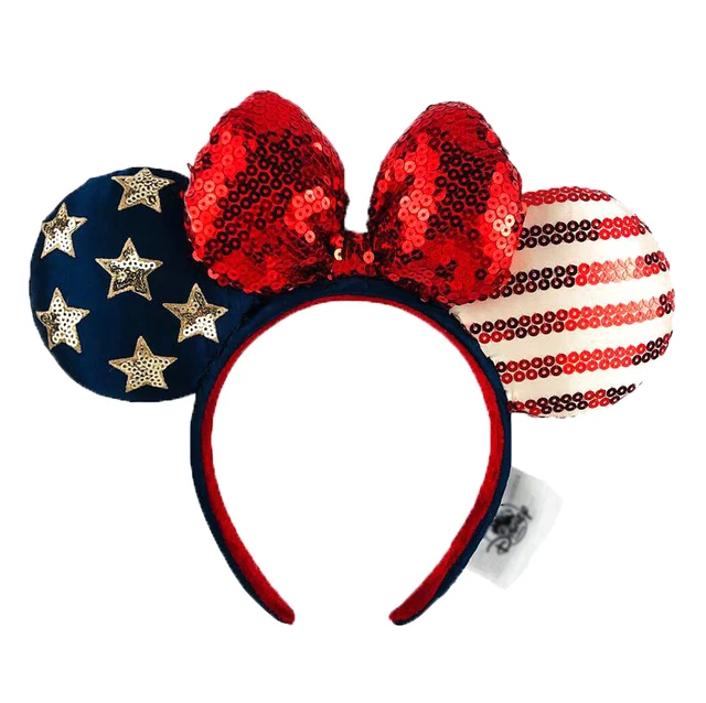 2022 Disney Mickey Ears Headband Firework Headband with Castle Peter Pan Cosplay Hairband Disneyland Letter Headband Gift Mickey Headband 35