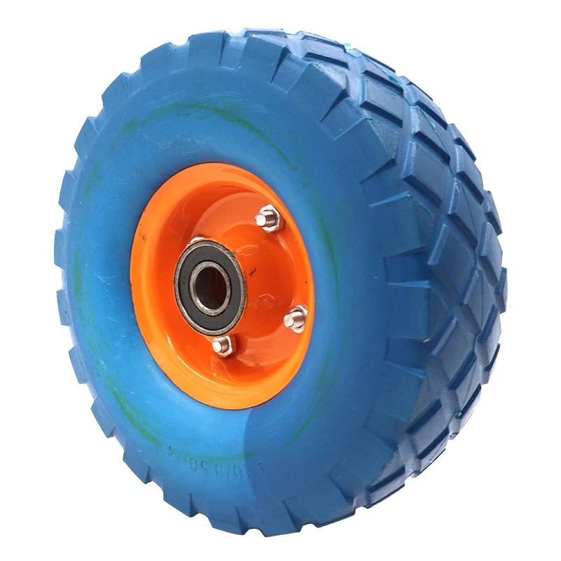 Pneumatic Tire Wheels 10-Inch for Tricycle and Trolley Replacement
