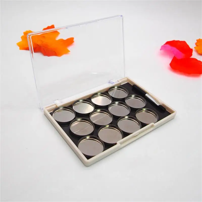 Free Shipping 1pc Empty Magnetic Plastic Eyeshadow Palette Xl Large Makeup  Storage Box With Clear Cover - Makeup Tool Kits - AliExpress