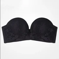 2024 New Sexy Lingerie Set for Women Strapless Push Up Bra Seamless Invisible Underwear Backless Wedding Dress LaceNo Show Panti - Image 2