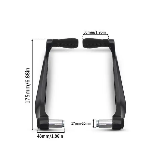 Brake Clutch Guard Aluminum Alloy Motorcycle Hand Guards 7/8" 22mm