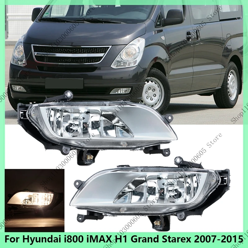 

Car Front Bumper Fog Lights Driving Lamp Foglights With Bulb For Hyundai i800 iMAX H1 Grand Starex 2007-2015 Fog Lamp Assembly