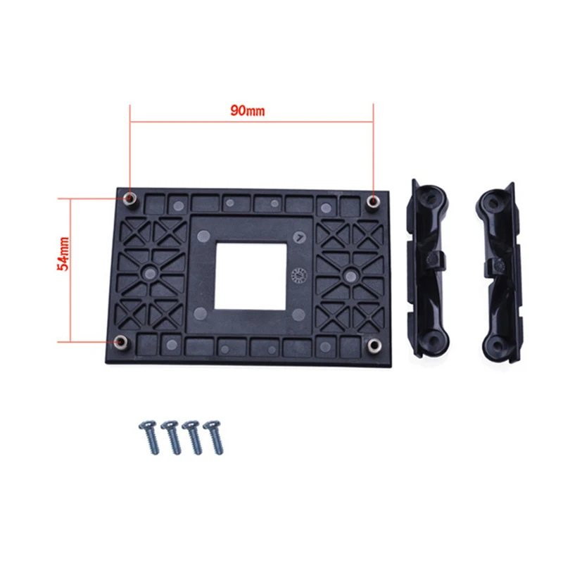 

New 1PC AMD AM4 CPU Cooler Fan Bracket Heatsink Bracket Universal Backplane Mount CPU Radiator Fan Rack Kit for Intel Series