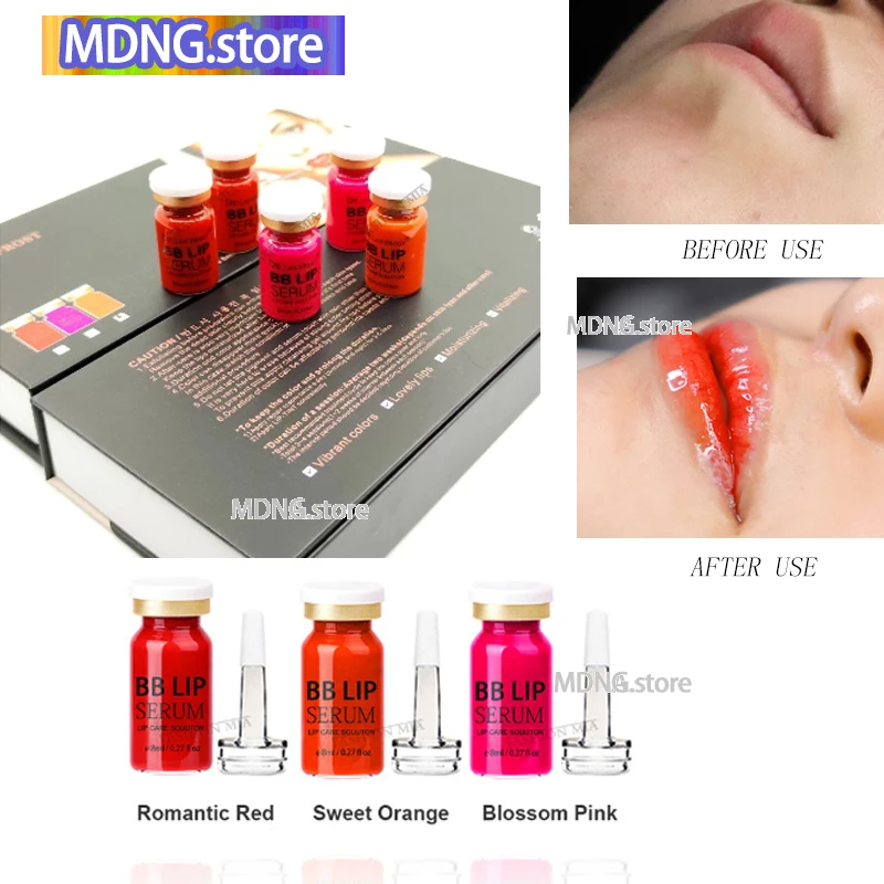 

New BB Cream Glow Serum Ampoule Moisturizing Long Lasting Lipstick Semi Permanent Lip Glaze BB Lip Microneedling MTS Treatment