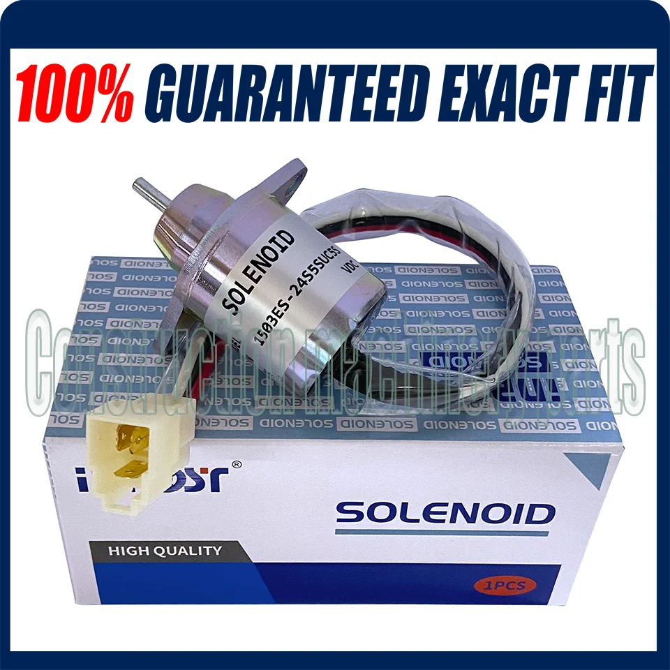 Solenoide Di Arresto Del Carburante Muslim24 V Per Yanmar John Deere X495 X595 X740 4110 4115 1435 1445 1545 1565