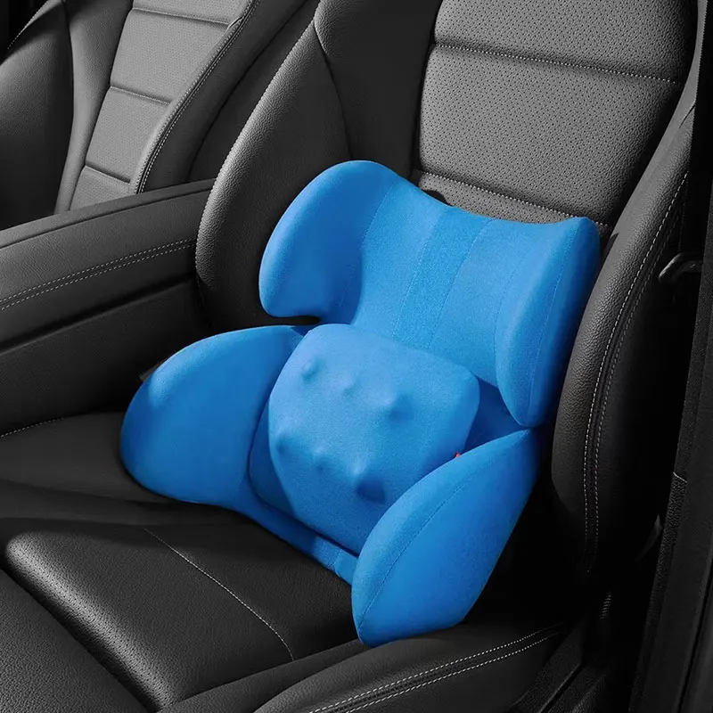 Brand New Car Seat Booster Universal Driver Memory Foam Lumbar Pillow Suede  Seat Height Inclined Cushion Car - AliExpress