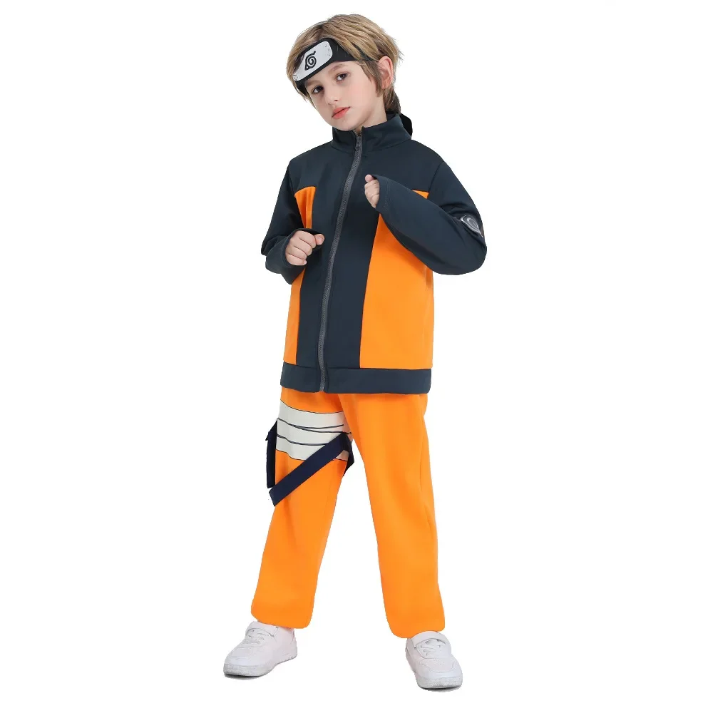 Children Clothes Sets Boys Anime Ninja Naruto Anime Cosplay Costumes Kids Fancy-dress Halloween Carnvial Dress-up Party Outfit superhero cosplay costume kids cosplay costume