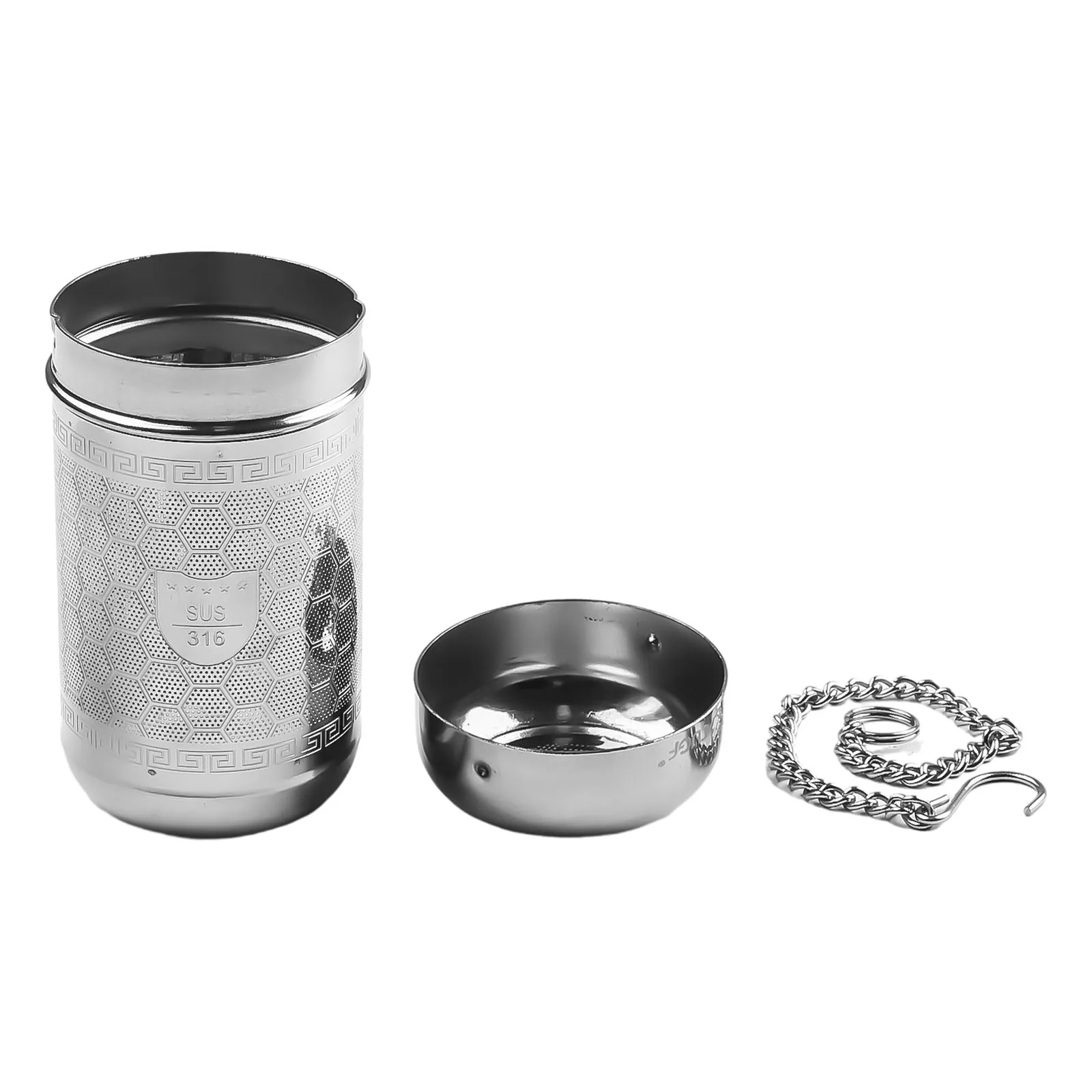 Description Picture 2 of itemStainless Steel Tea Infuser Teapot Tray Spice Tea Strainer Herbal Filter Kitchen NEW Teaware Accessories Free Shipping Items