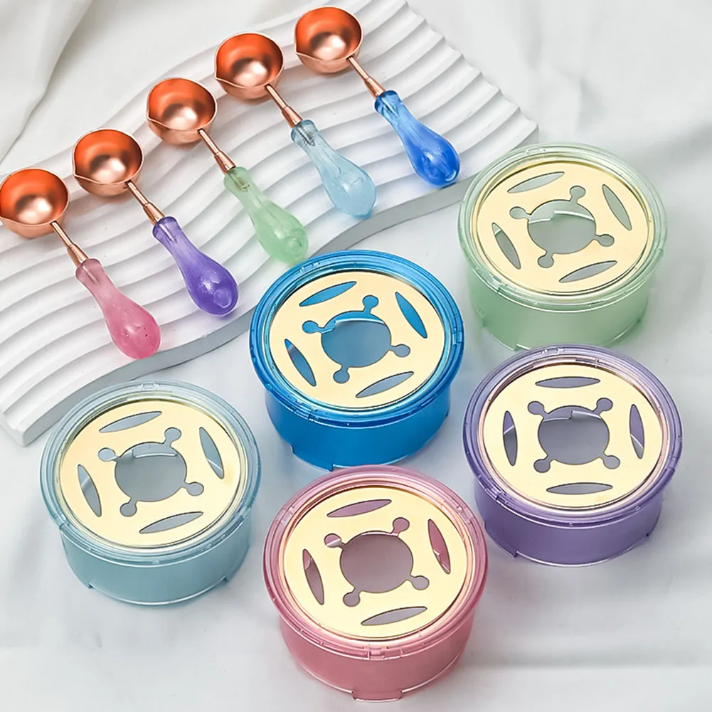 Wax Seal Kit, Wax Seal Warmer with Melting Spoon Retro Melt Stove Pot