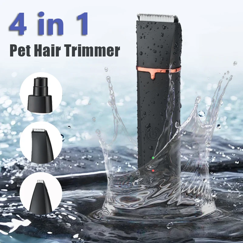Professional cat dog hair clipper foot paw trimmer grooming kit nail grinder cutter machine for pet small animal Pet Clipper Dog Hair Trimmer Pet Hair Trimmer Dog Clipper Pet Nail Grinder
