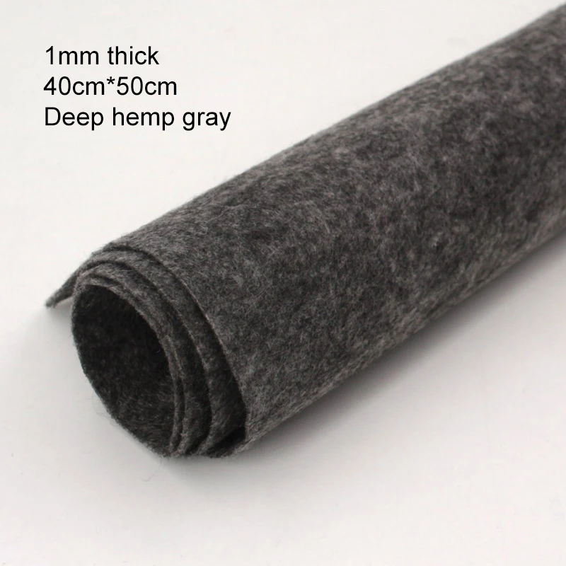 Premium 1mm Thick Square Felt Cloth for DIY Sewing, Crafts, and Home Decoration (40 x 50cm)