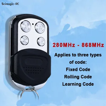 Telecomando universale per porta di controllo garage multifrequenza 280-868 mhz Controllo cancello 433 mhz 315 390 Duplicatore fotocopiatrice Rfid