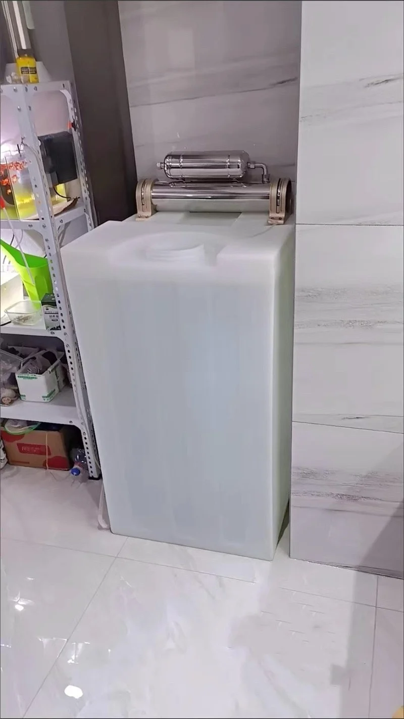RV Water Tank System Pressure Storage Vessel 80L RV Yacht Car Mounted Square Water Bucket Storage Tank