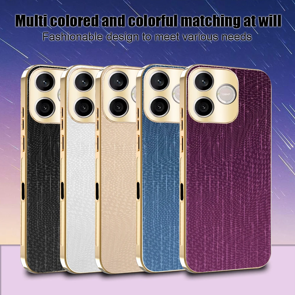 Electroplating Meteor Full Edge Silicone Shockproof Bumper Case