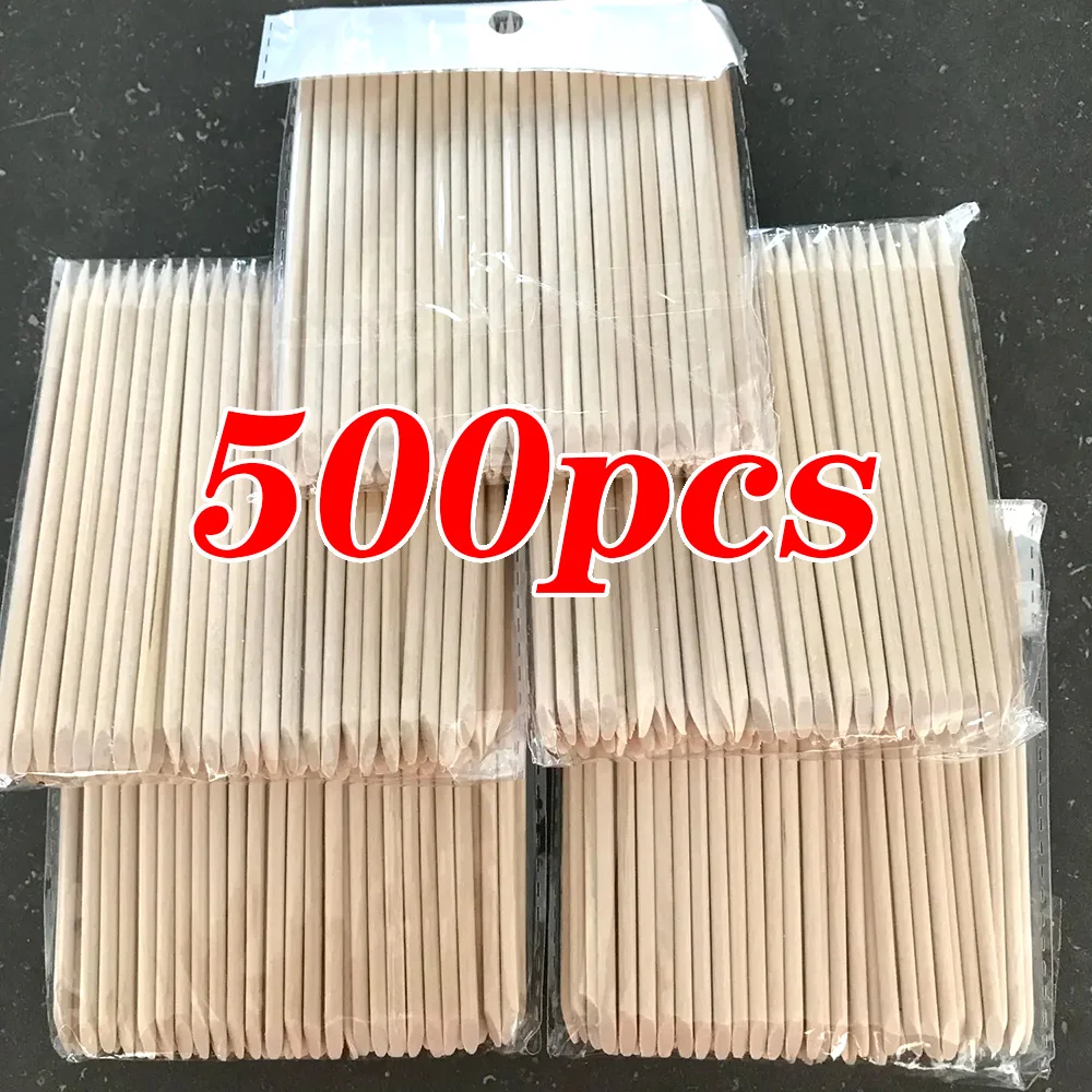 Nail Orange Wood Sticks 100/500Pcs Double Head Cuticle Pusher Remover Pedicure Manicure Sticks Tool 11.5cm Rhinestone Picking Nail Orange Wood Sticks 100/500Pcs Double Head Cuticle Pusher Remover Pedicure Manicure Sticks Tool 11.5cm Rhinestone Picking