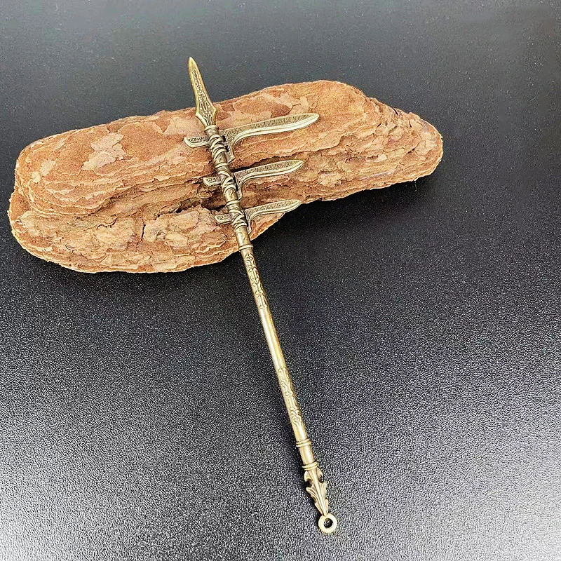 Description Picture 6 of itemMini Katana Cosplay Fake Sword Replica, Weapon Decoration Swords Prop, Chinese Metal, Miniature Desk Accessories Retro Toy Knife