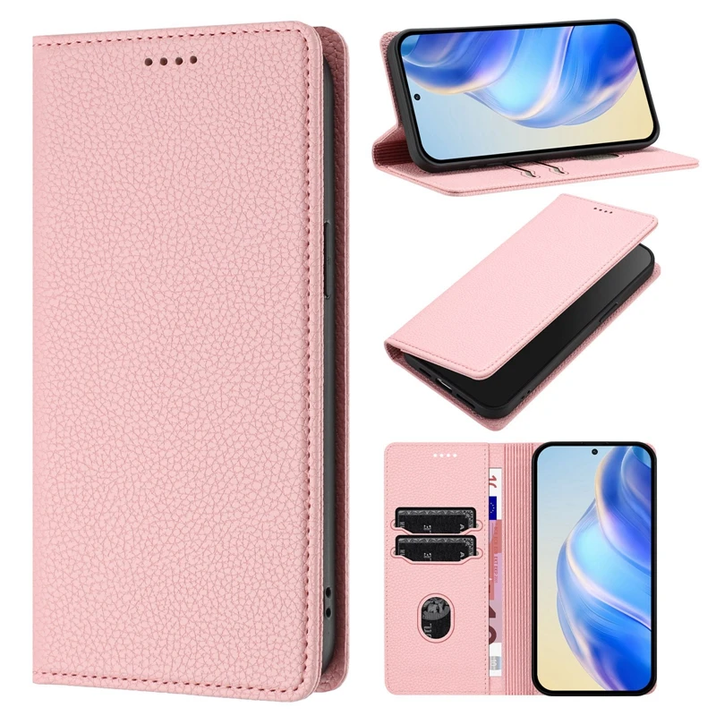 Luxury Leather Magnetic Flip Stand Phone Case Cover - Premium Protection with Elegant Design