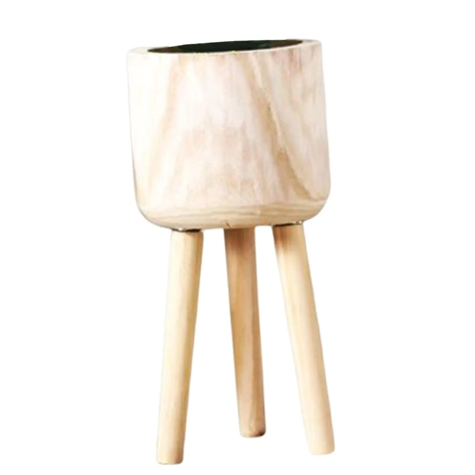

Flowerpot with Stands Decorative Heavy Duty Floor Standing Rustic Stylish Modern Plant Stand for Room Home