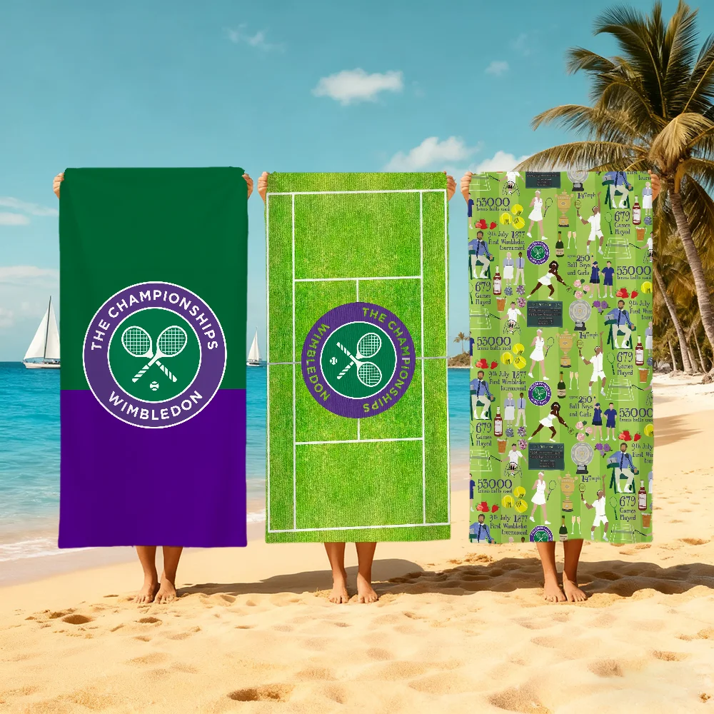 W-Wimbledon-n Sport Handdoek Groot Sneldrogend Microvezel Zachte Strandhanddoek voor Reizen Fitness Sauna Baden Kamperen_voghion.com