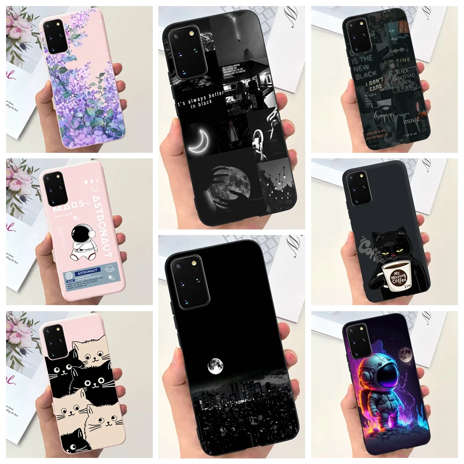 Per Samsung S20 + S20 Plus Custodia Cover Paraurti In Silicone Morbido Coque Per Samsung Galaxy S20 Fe 4G 5G S20 Lite Cover Posteriore Fashion Capa