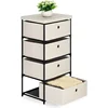 4-Drawer Fabric Dresser Closet Organizer with Storage Bins, Easy Assembly for Bedroom/Dorm/ Space-Saving Storage Unit 1