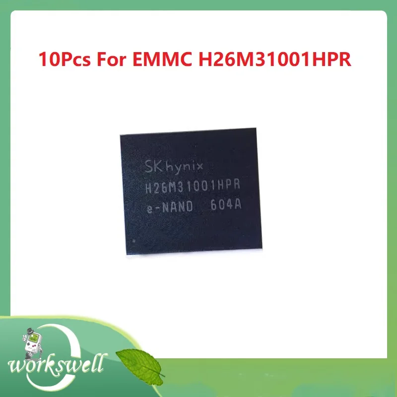 10 Pezzi Nuovi Per Chip Emmc Muslimage Bga Ic H26M31001