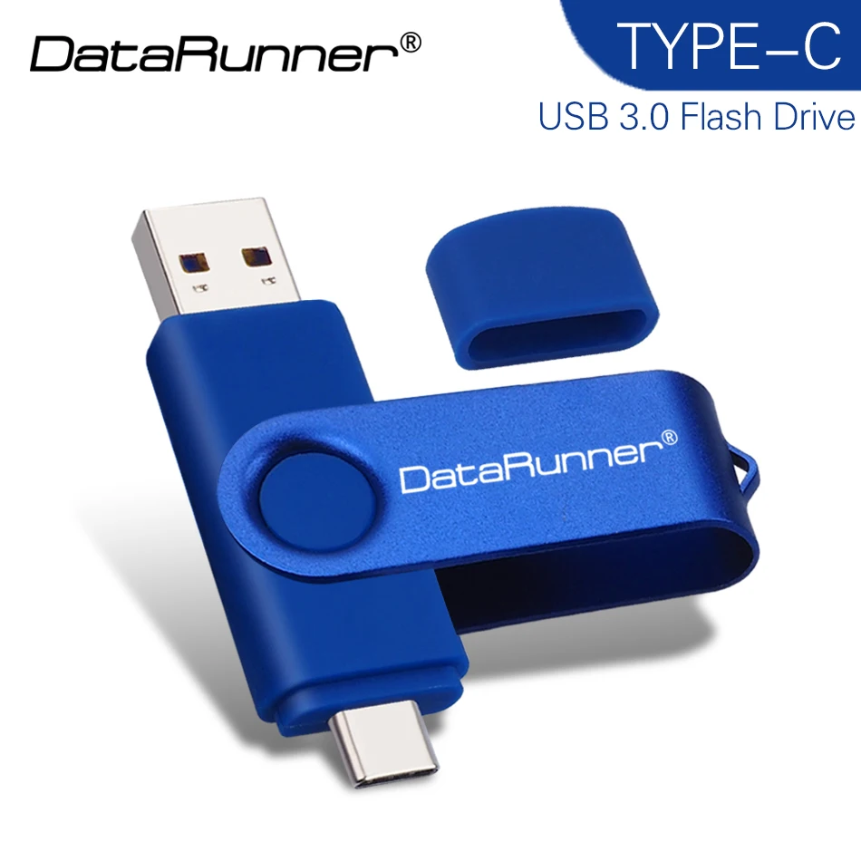 

USB-флеш-накопитель DataRunner 2 в 1, 512/256/128/64/32/3,0 Гб