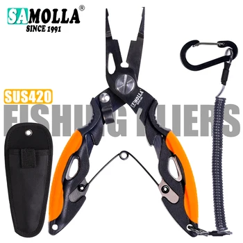 New Multifunctional Fishing Pliers Accessories 420 Stainless Steel Body Scissors Line Cutter Hooks Remover Outdoor Fishing Tools 1