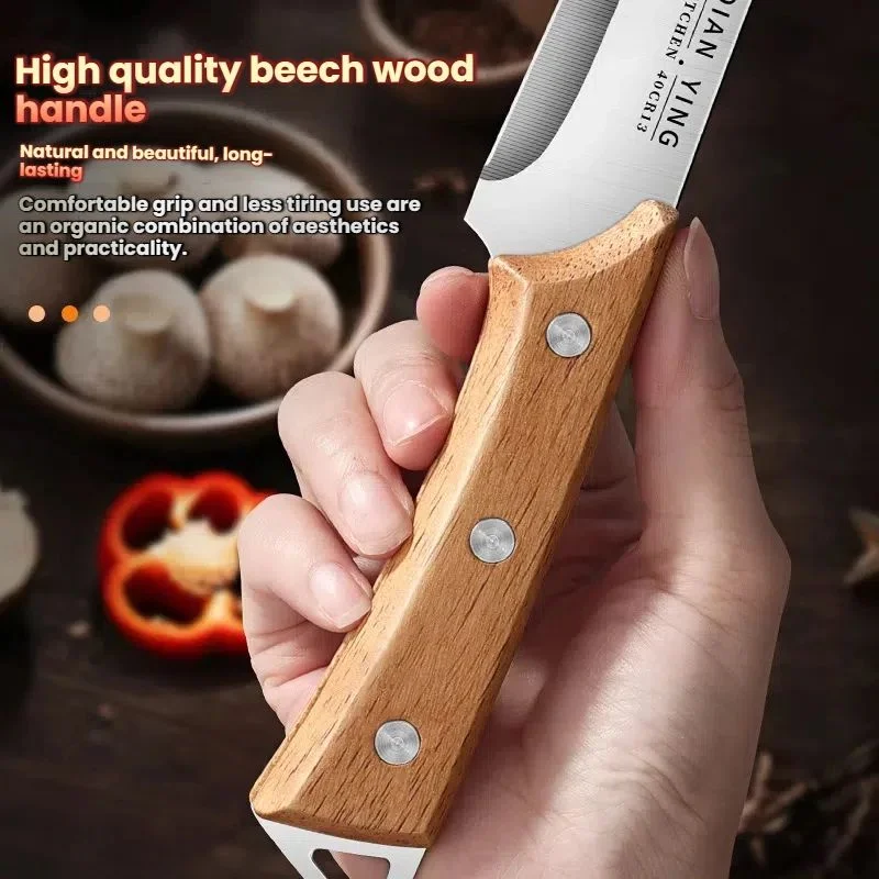 Heavy-Duty Manganese Steel Butcher Knife 3