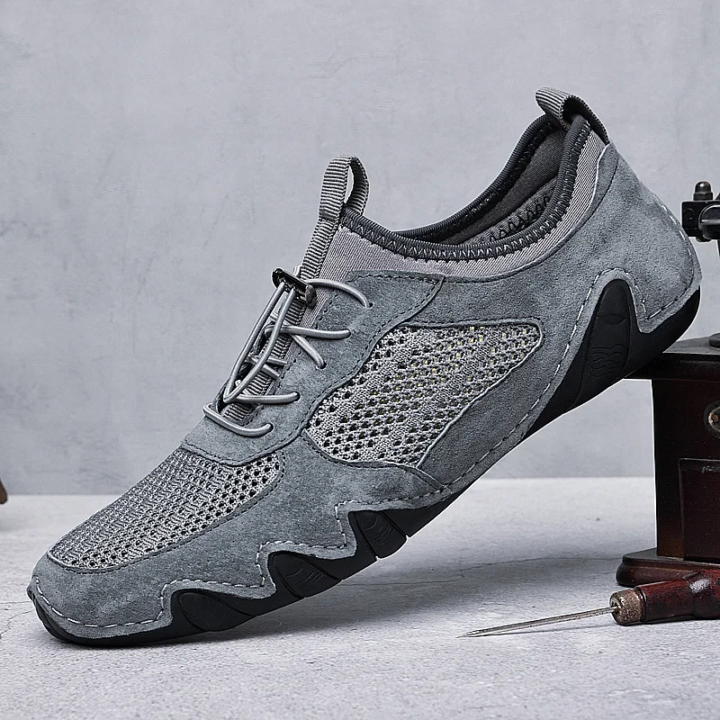 Men Summer Casual Shoes Breathable Loafers Shoes Mesh Men Luxury Walking Sneakers for Man Outdoor Tennis Sport Shoes Masculino
