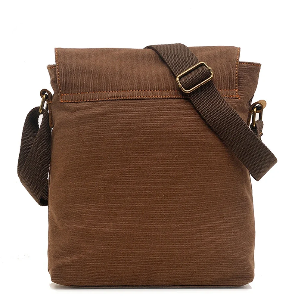 Retro Men's Canvas Shoulder Bag High-quality Men's Casual Crossbody Bags Large Capacity Handbag Messenger Bags