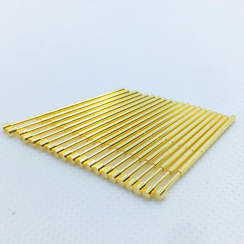 Description Picture 6 of item100PCS PA160-G4 Spring Test Probe PA160-G Test Pin P160-G P160-G4 Test Tool 24.5mm 1.36mm Needle Gold Tip Dia 2.0mm Pogo Pin