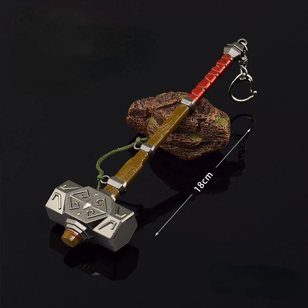 

18cm Iron Sledgehammer Link LoZ Breath of the Wild Tears of the Kingdom Game Peripheral Metal Weapon Model Decoration Crafts Toy
