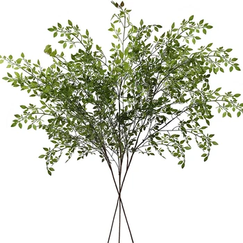 Pianta verde artificiale 100 cm finta foglia di eucalipto fiori bouquet decorazione di nozze per la decorazione della stanza di casa accessori per l'arrangement 1