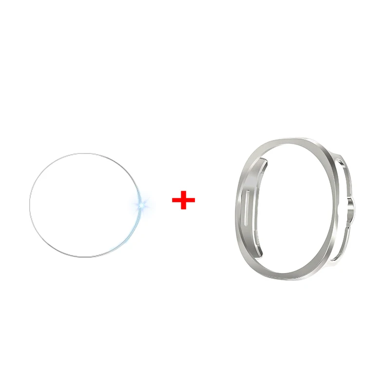 Enhanced Protective Glass+PC Case for Samsung Galaxy Watch - Hollow Hard Design