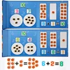 Children's math enlightenment teaching aids, number decomposition, addition and subtraction, ten-frame array, educational puzzle 4