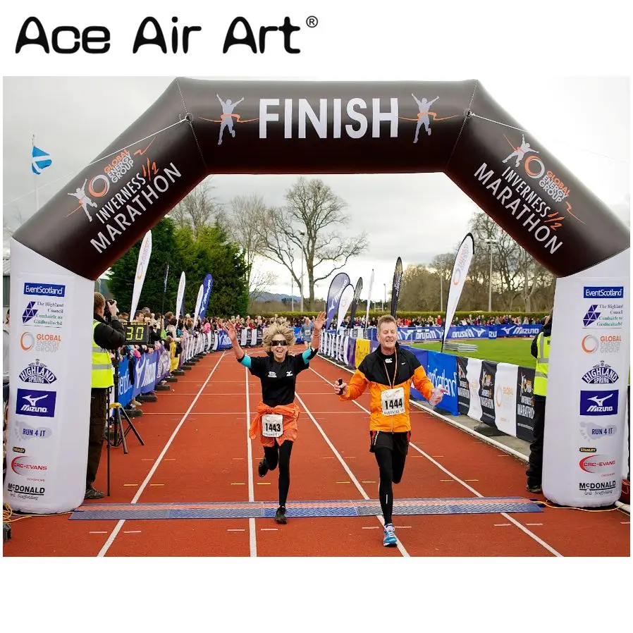8m Lx4m W or Inflatable Arch Entrance Inflatable Archway Start Finish Line Racing Arch for Sport Event