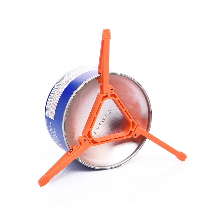 Outdoor Stove Gas Tank Bracket Gas Burner Camping Bottle Shelf Stand Tripod Folding Canister Stand Tilting Prevention Fold outdoor stove bracket