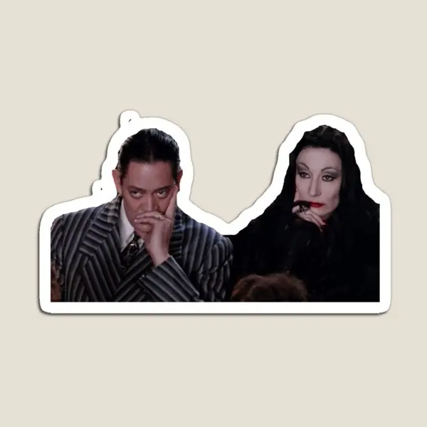 Morticia E Gomez Addams Magnet Baby Decor Magnetic Funny Cute Frigorifero Stickers Holder Home Children Toy Kids