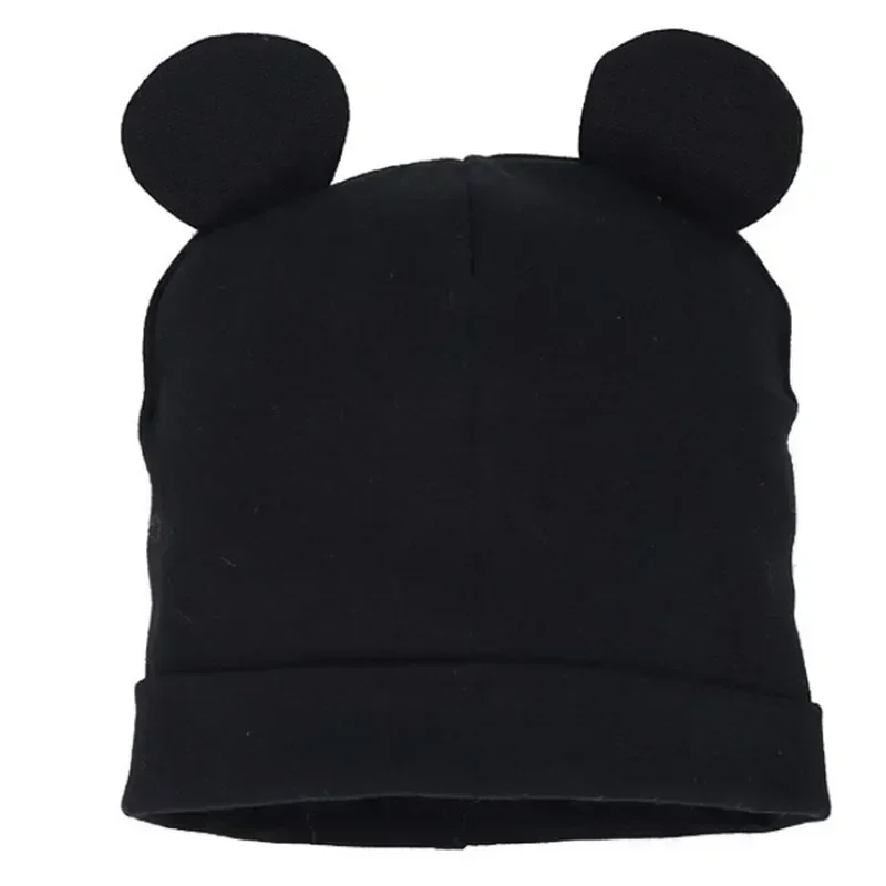 Baby Hat for Boys and Girls Spring Autumn Cute Ears Toddler Hat Infant Cap for Kids Love Papa Mama Print Baby Beanies 2