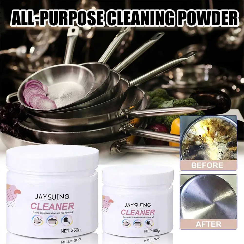 Heavy Oil Pollution Cleaner Powder Household Strong Degreasing Cleaning Bubble Powder For Kitchen Smoking Machine Cleaner G6O0